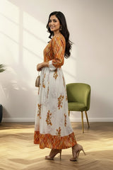 Rust Blend Long Kurti