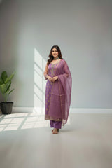 Light mejanta Tusser Kurti material