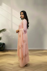 Baby Pink Kota cotton kurti material