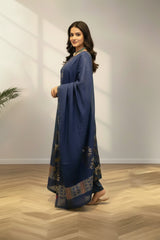 Slit neckline Cotton kurti set